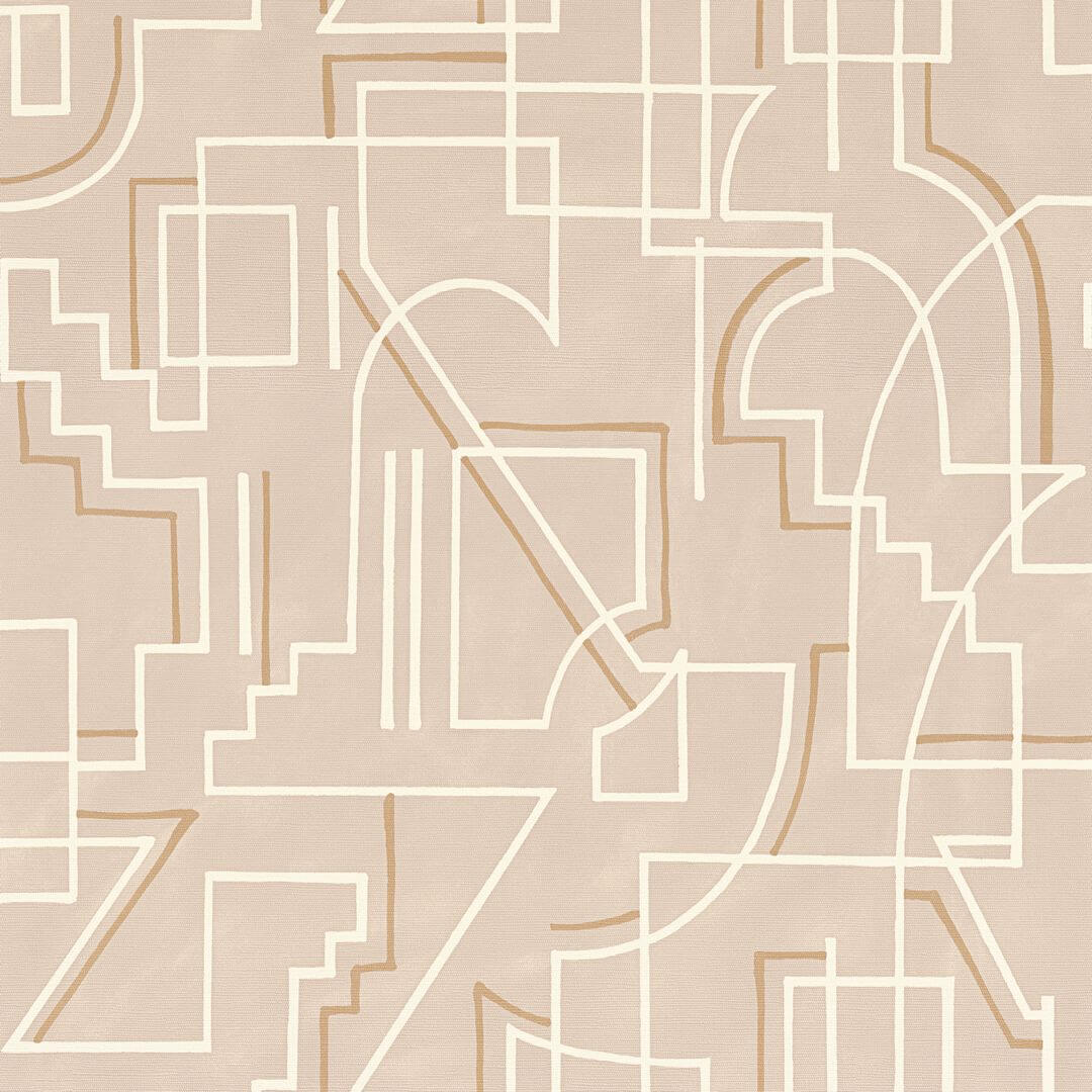 Tapeta linie geometryczna Casamance 76021324 Alexander Mouvements