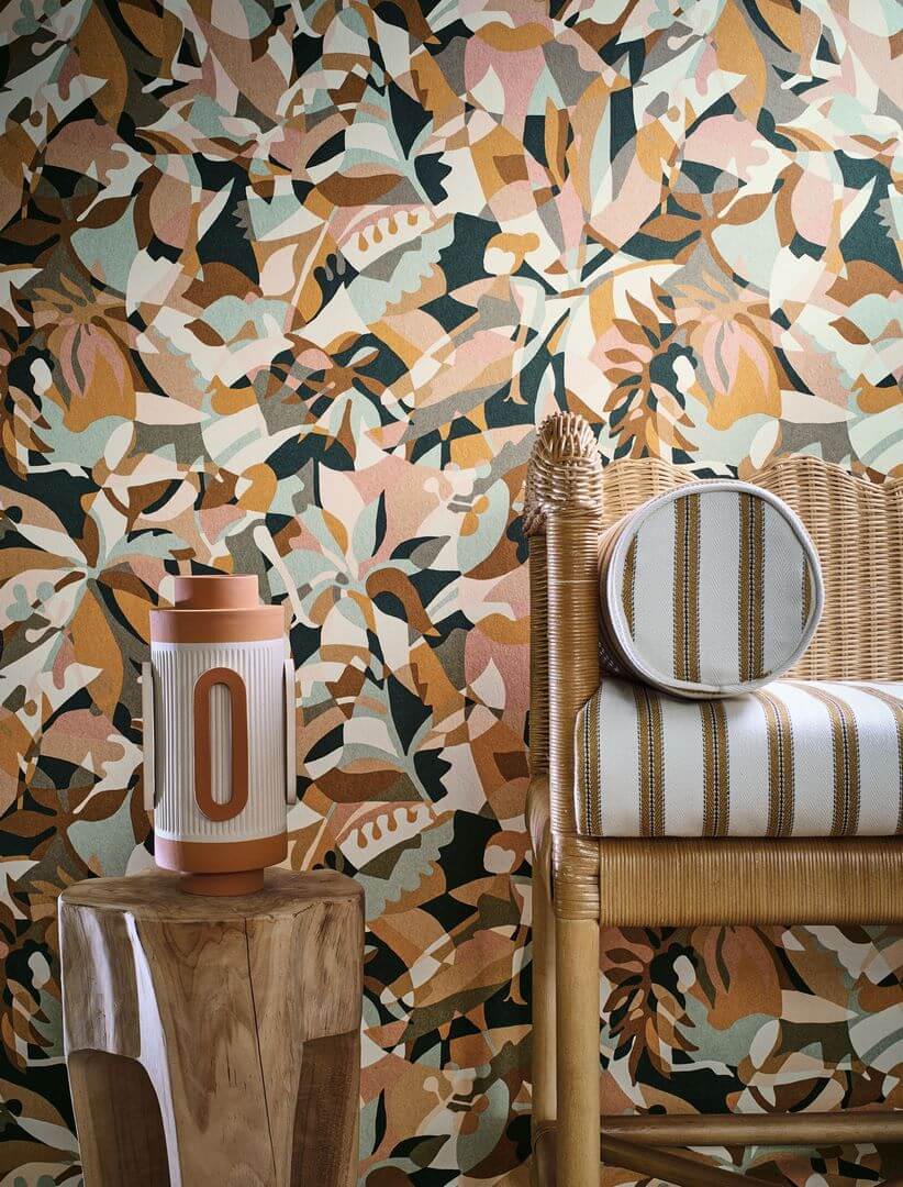 Tapeta abstrakcyjna kąpiące się kobiety Casamance 75880712 Plongeon L'Ile Aux Oiseaux