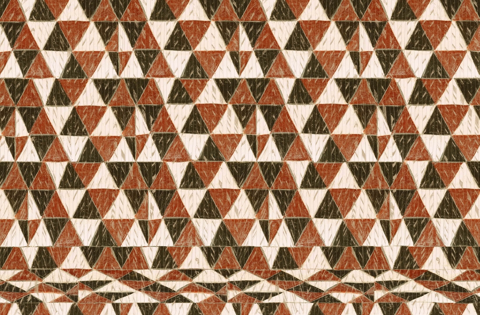 Fototapeta trójkąty Wall&Deco WDAF2302 African Canvas Contemporary 2023
