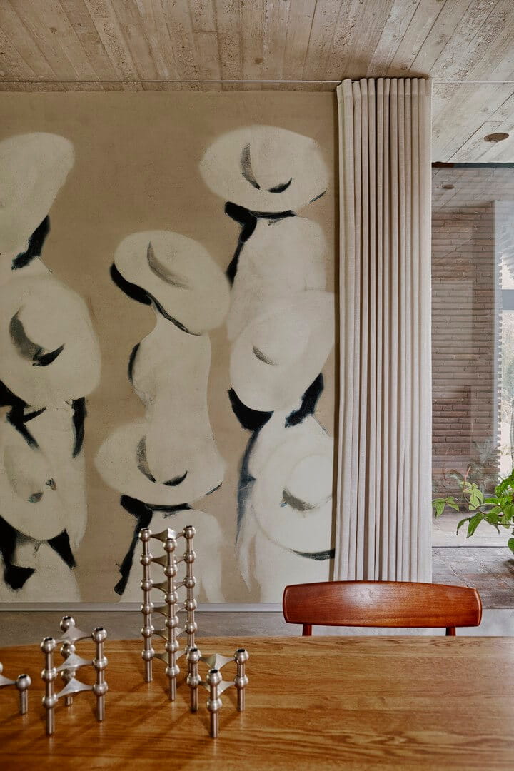 Fototapeta sylwetki kobiet w kapeluszach Wall&Deco WDLA2302 Lafayette Contemporary 2023