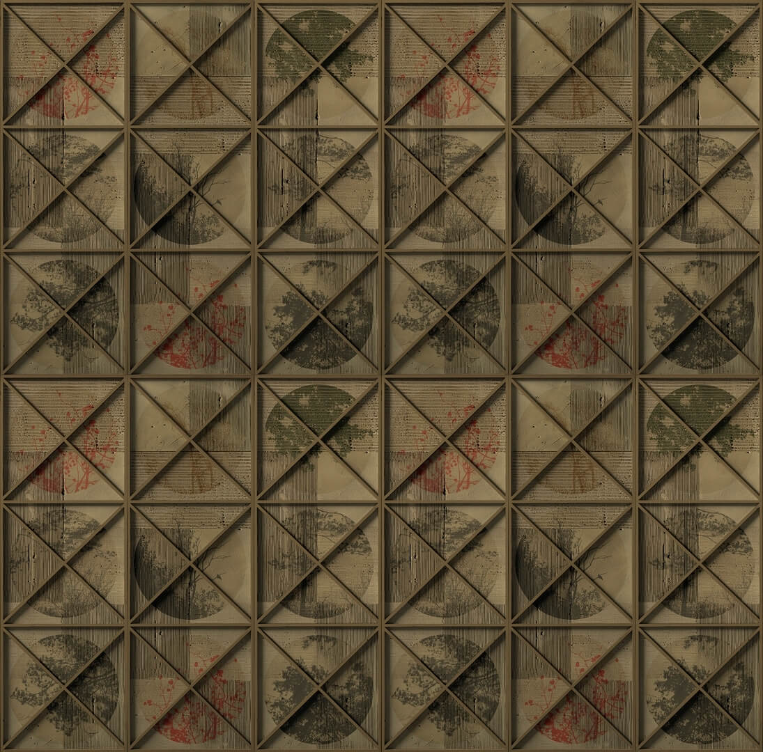 Fototapeta geometryczna Wall&Deco WDLV2301 Là dove il vento Contemporary 2023