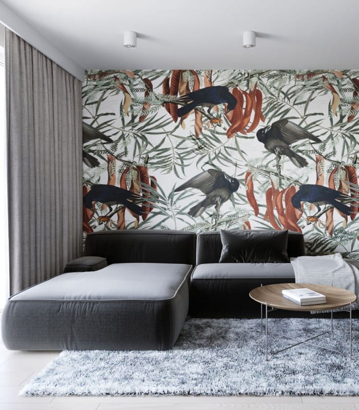 Mural botaniczny Crows 6215 Wallcolors