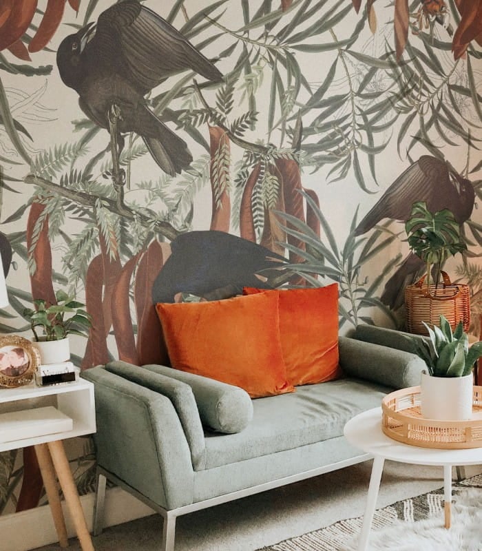 Mural botaniczny Crows 6215 Wallcolors