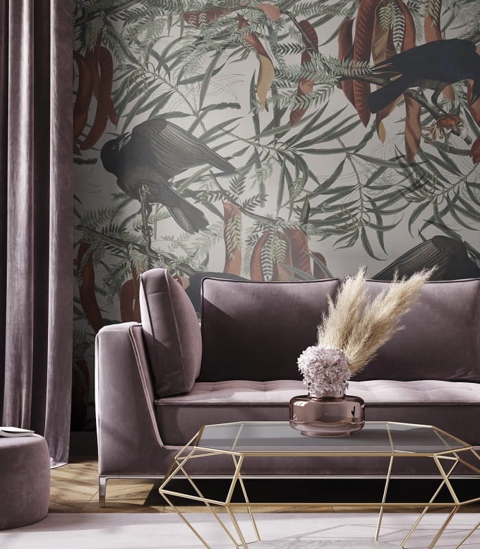 Mural botaniczny Crows 6215 Wallcolors