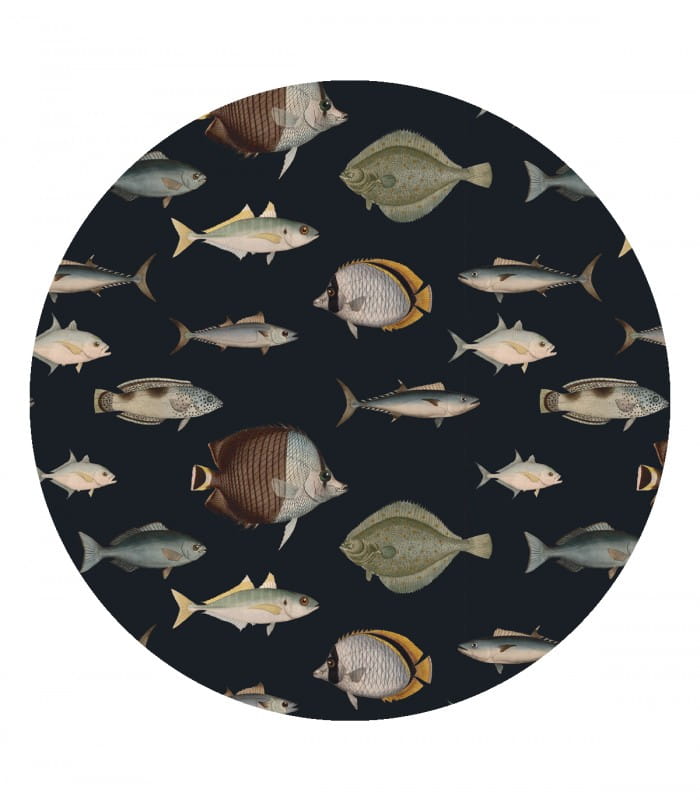 Mural okrągły ryby Dots Under the Sea 8695 Wallcolors