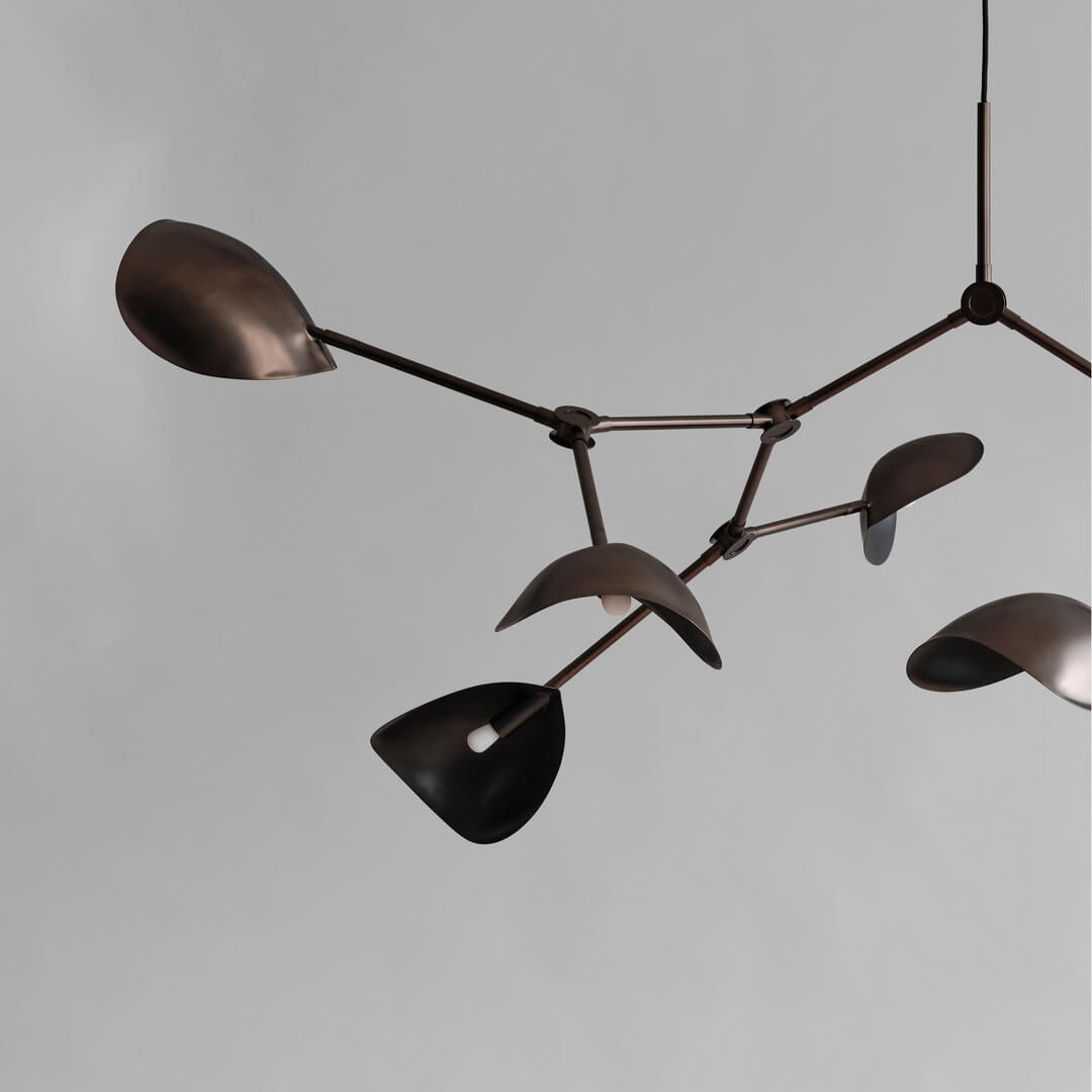 Nowoczesna lampa wisząca 223023 Stingray Chandelier Grande Bronze Lighting 101 Copenhagen