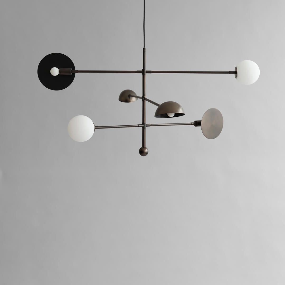 Lampa wisząca 223026 Sahn Chandelier Bronze Lighting 101 Copenhagen