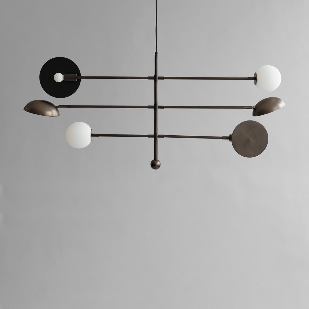 Lampa wisząca 223026 Sahn Chandelier Bronze Lighting 101 Copenhagen