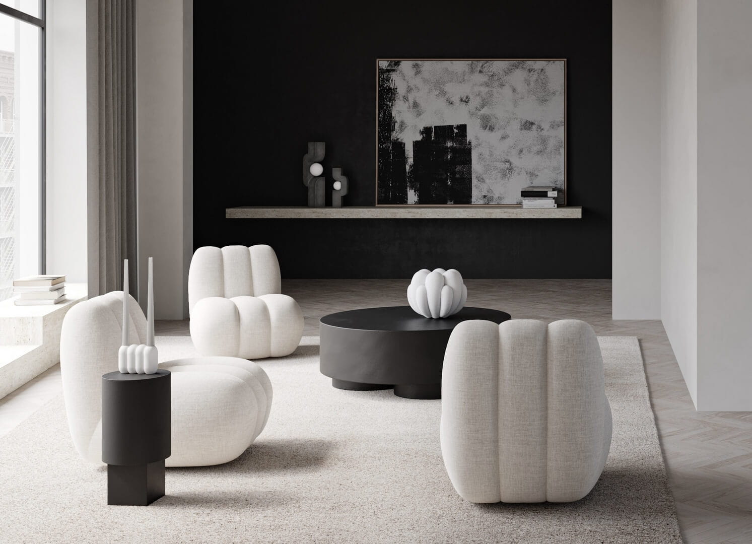 Lampa podłogowa 223027 Sitting Man Big Dark Grey Lighting 101 Copenhagen