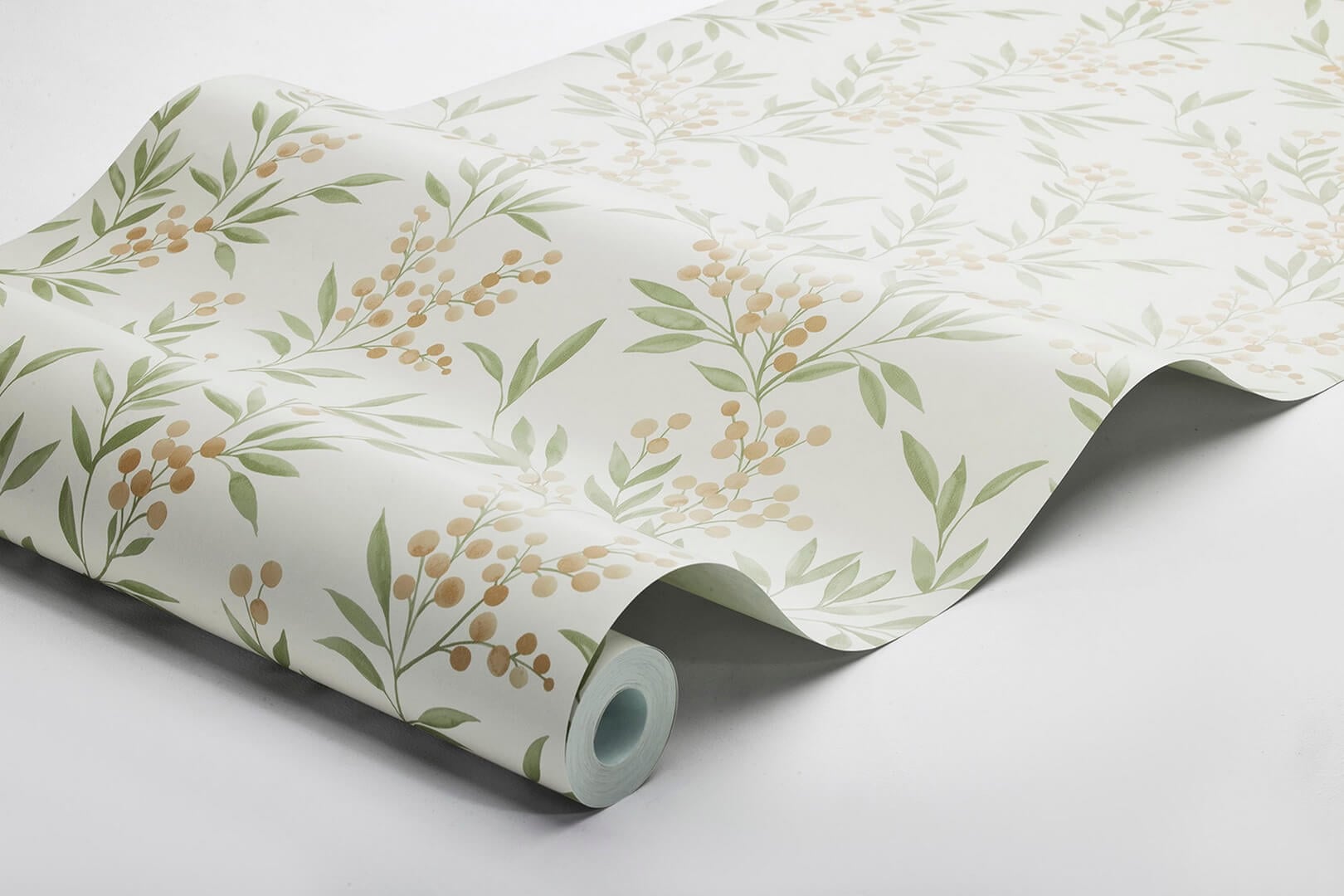 Tapeta liście i jagody tarniny Boras Tapeter Forest Berries 4714 Woodland