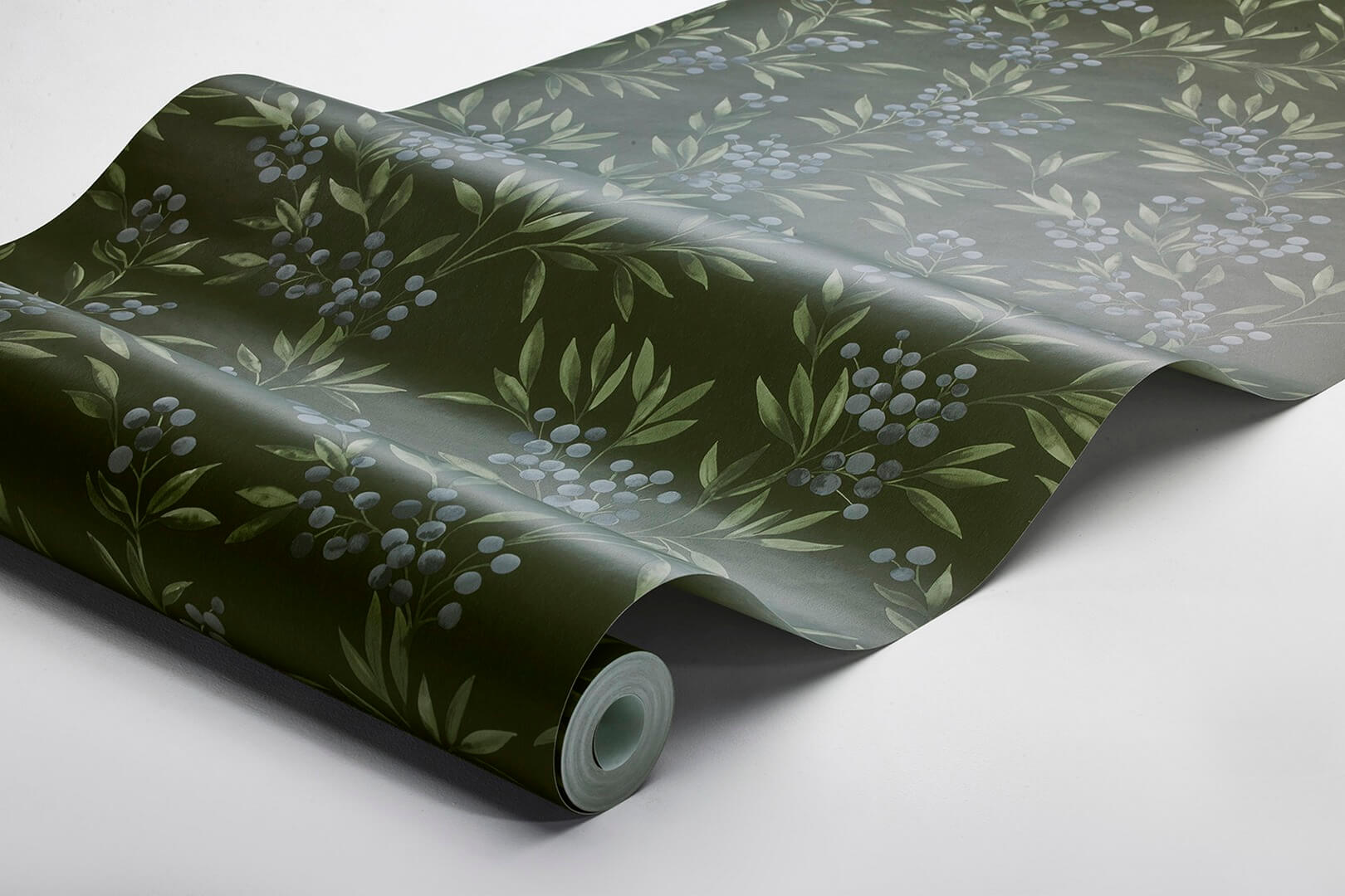 Tapeta liście i jagody tarniny Boras Tapeter Forest Berries 4715 Woodland