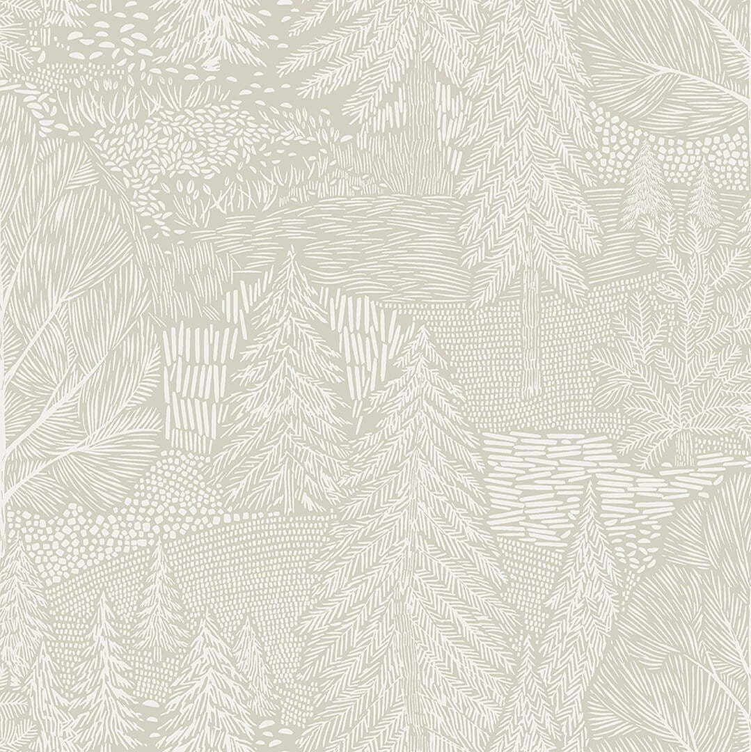 Tapeta skandynawski las Boras Tapeter Northern Forest 4703 Woodland