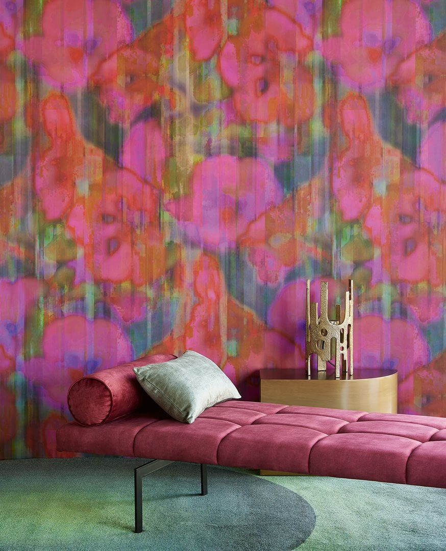 Mural abstrakcyjne kwiaty Eijffinger 313572 Canvas