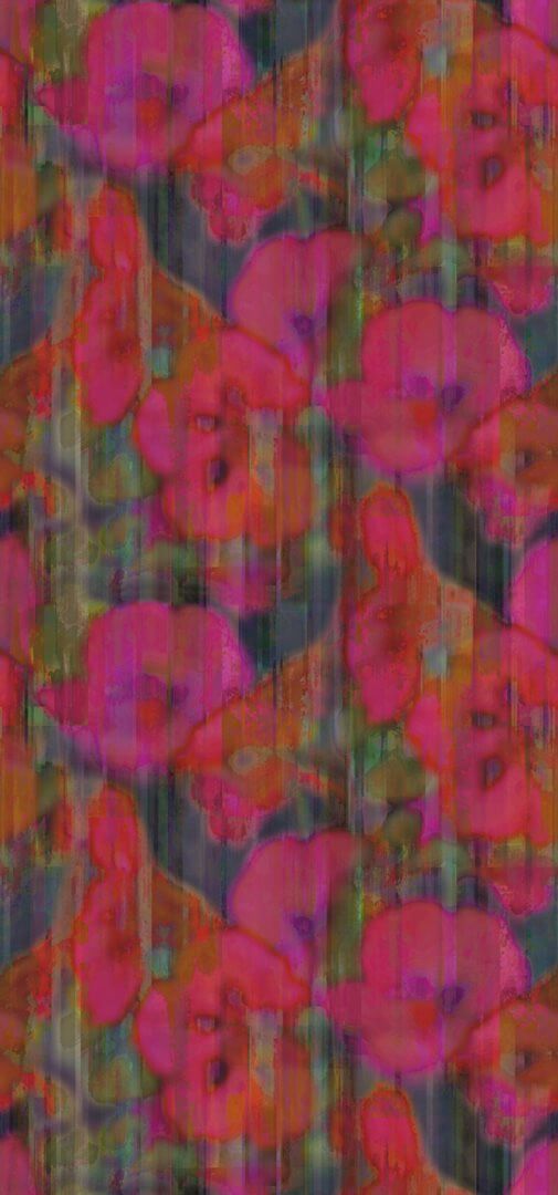 Mural abstrakcyjne kwiaty Eijffinger 313572 Canvas