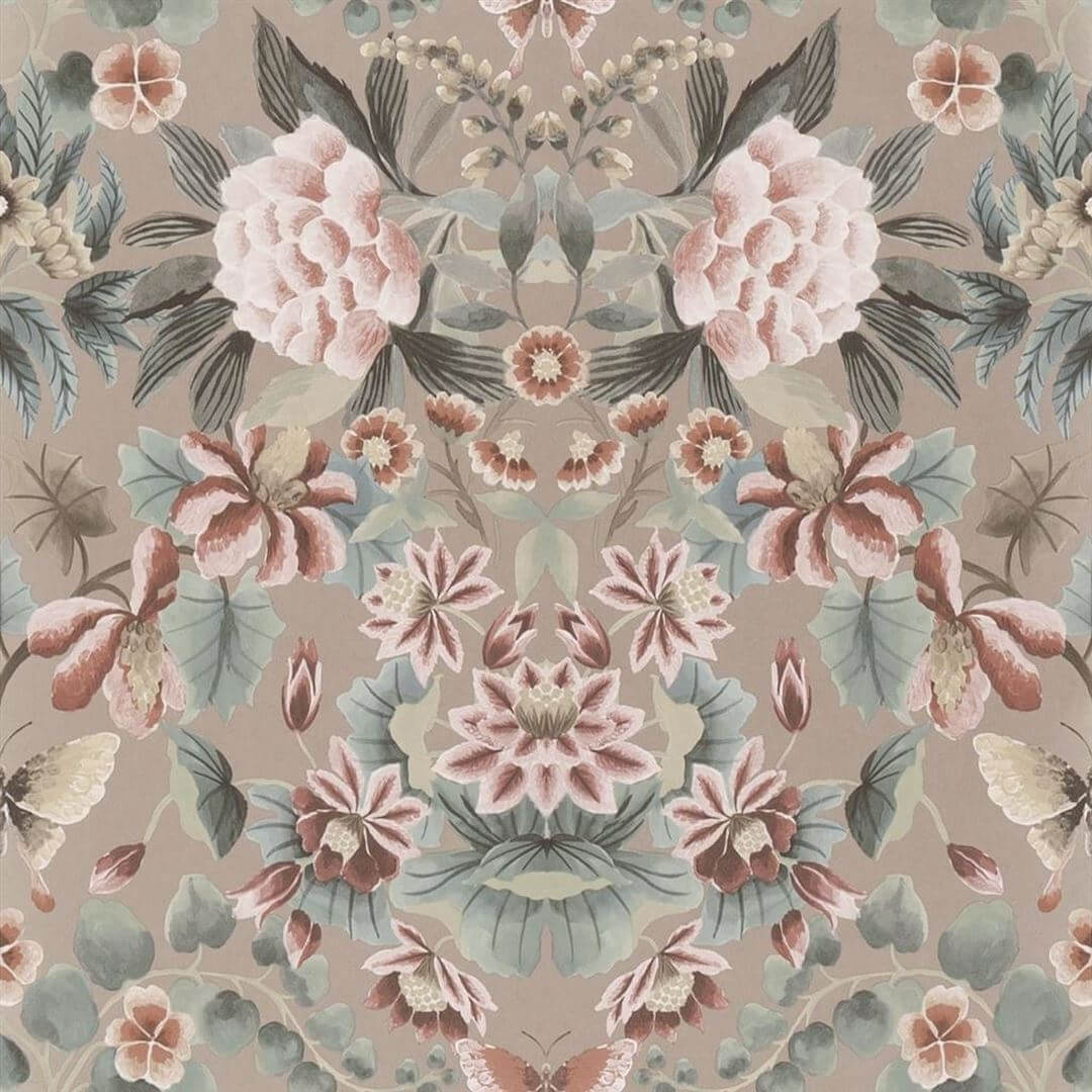 Tapeta adamaszek Designers Guild PDG1156/03 Ikebana Damask Gilver Ikebana
