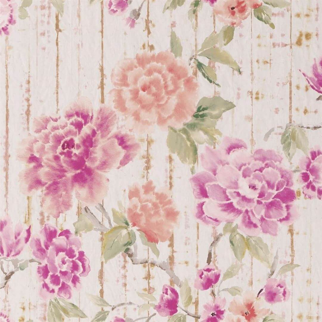 Tapeta w kwiaty Designers Guild PDG1158/02 Kyoto Flower Ikebana