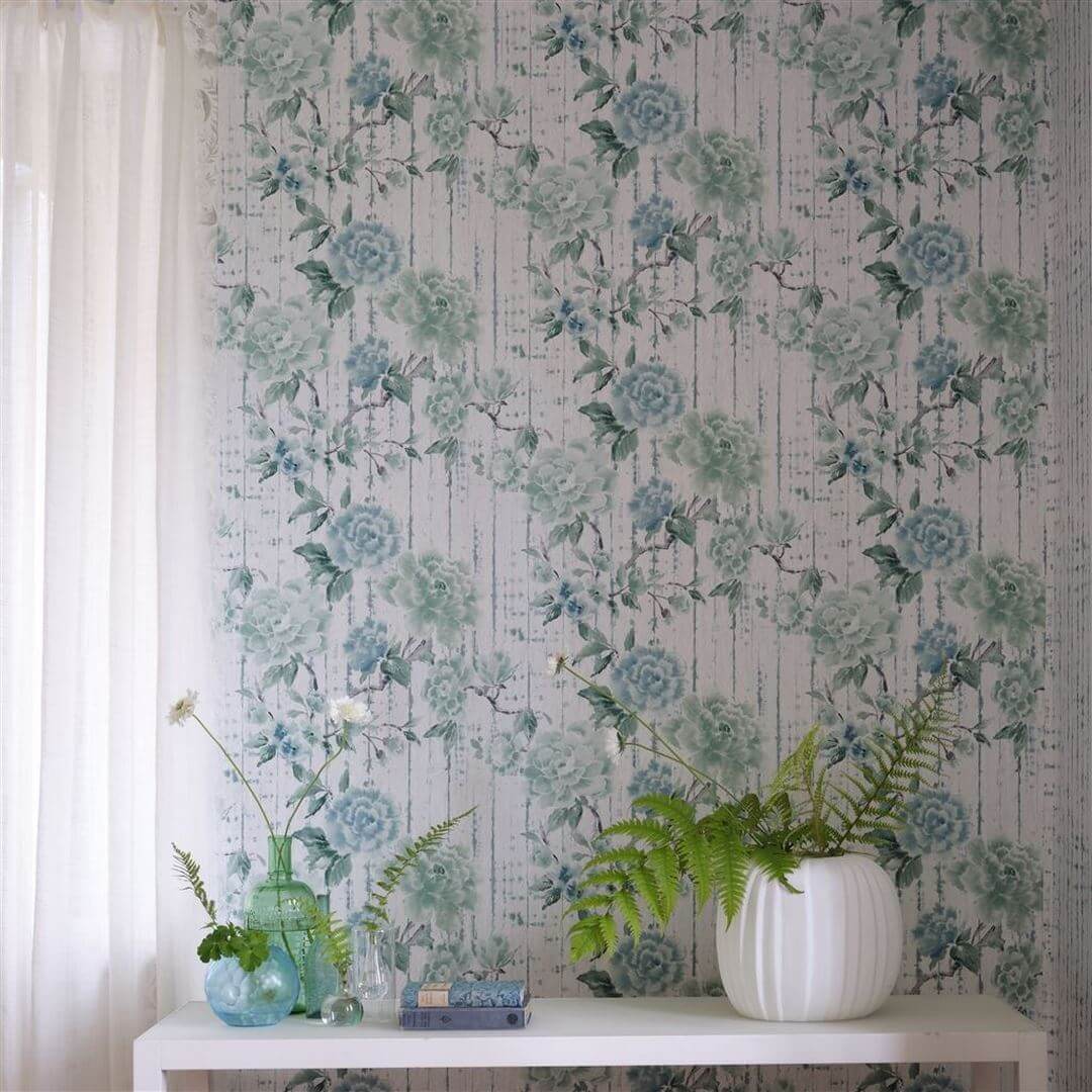 Tapeta w kwiaty Designers Guild PDG1158/04 Kyoto Flower Ikebana