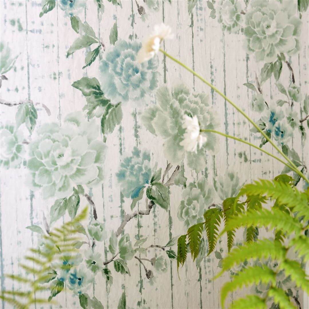 Tapeta w kwiaty Designers Guild PDG1158/04 Kyoto Flower Ikebana