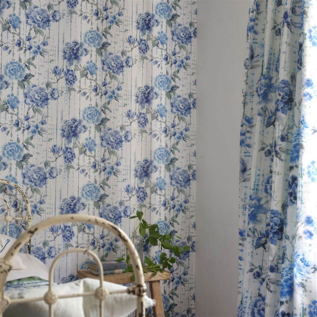 Tapeta w kwiaty Designers Guild PDG1158/05 Kyoto Flower Ikebana