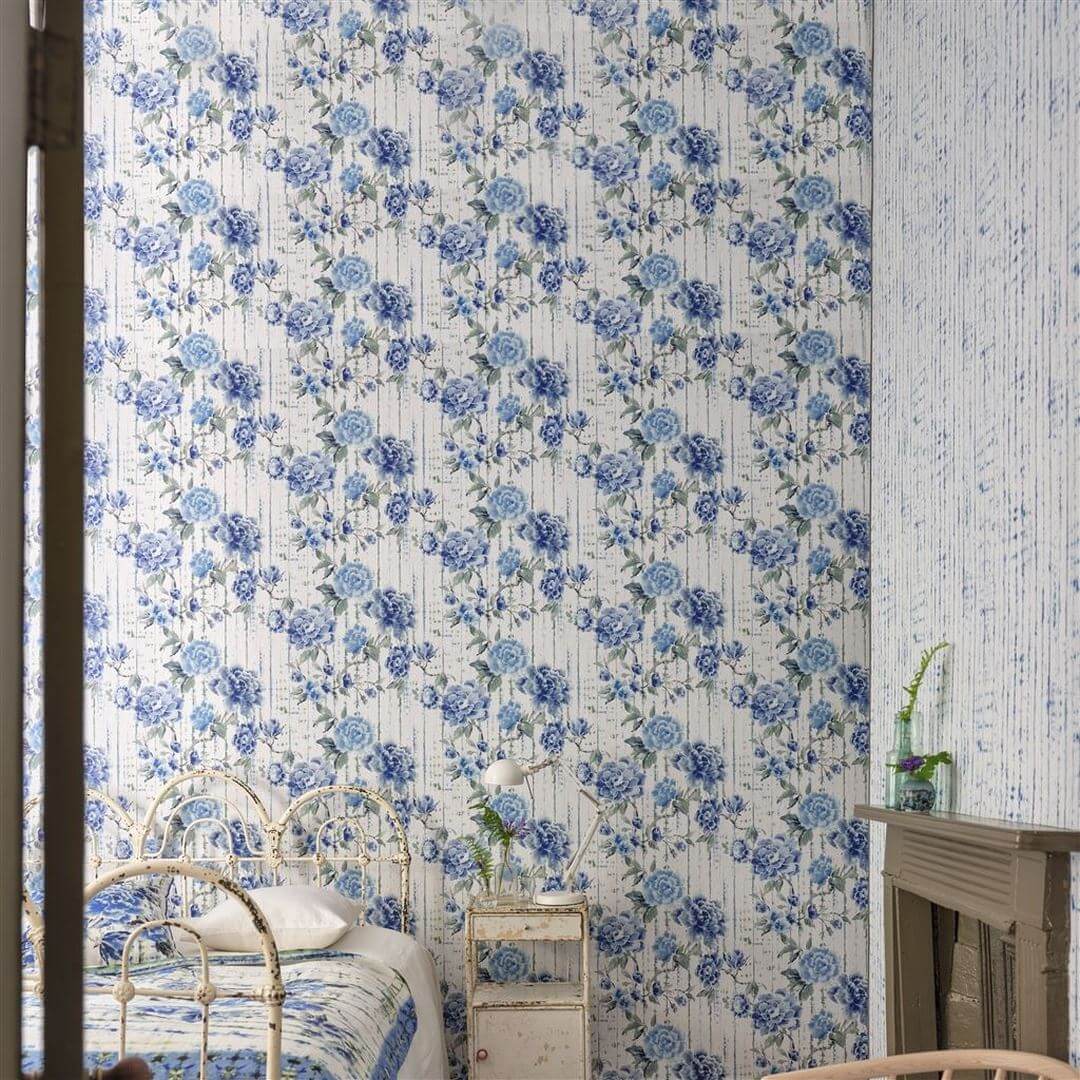 Tapeta w kwiaty Designers Guild PDG1158/05 Kyoto Flower Ikebana