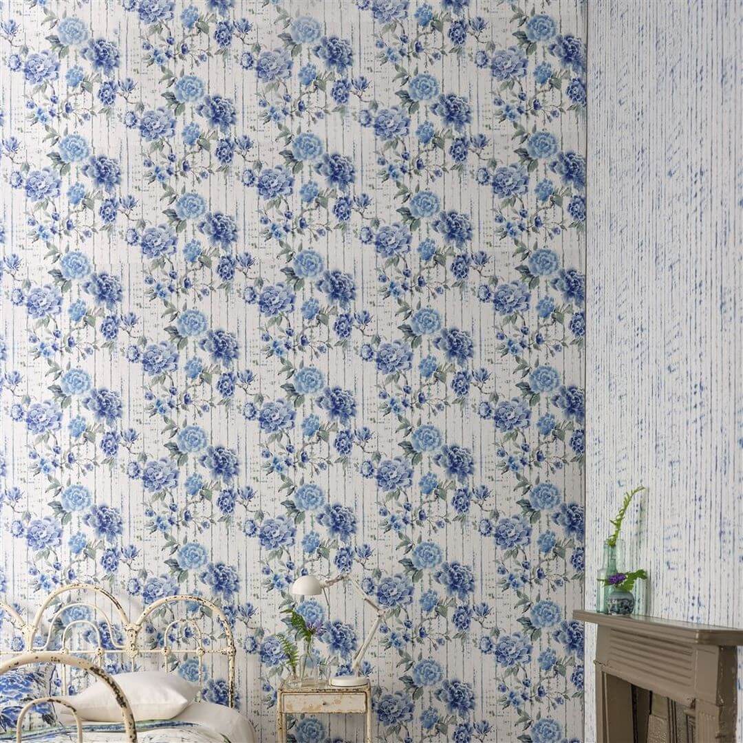 Tapeta w kwiaty Designers Guild PDG1158/05 Kyoto Flower Ikebana