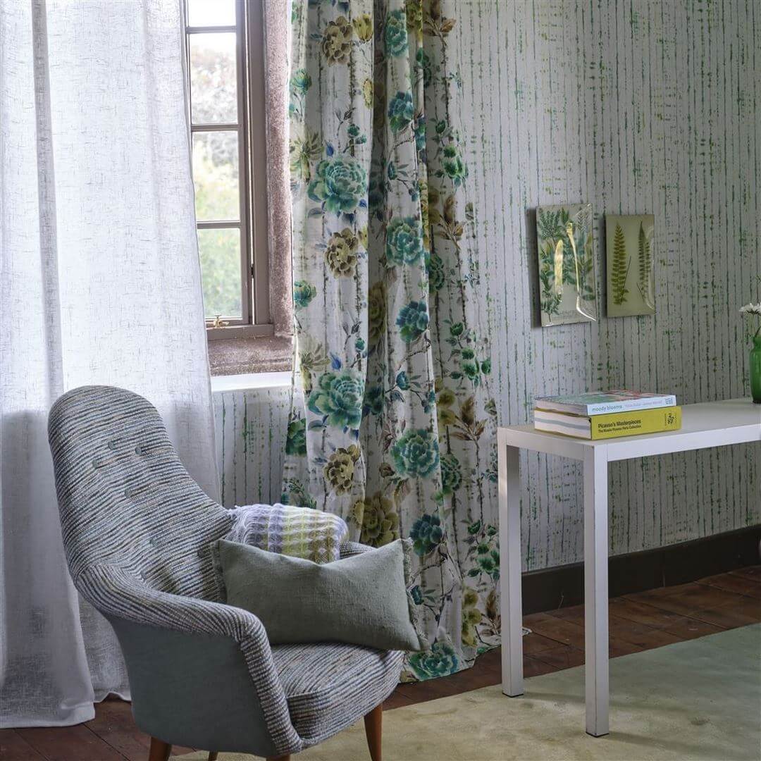 Tapeta rozmazane paski Designers Guild PDG1159/03 Shiwa Ikebana
