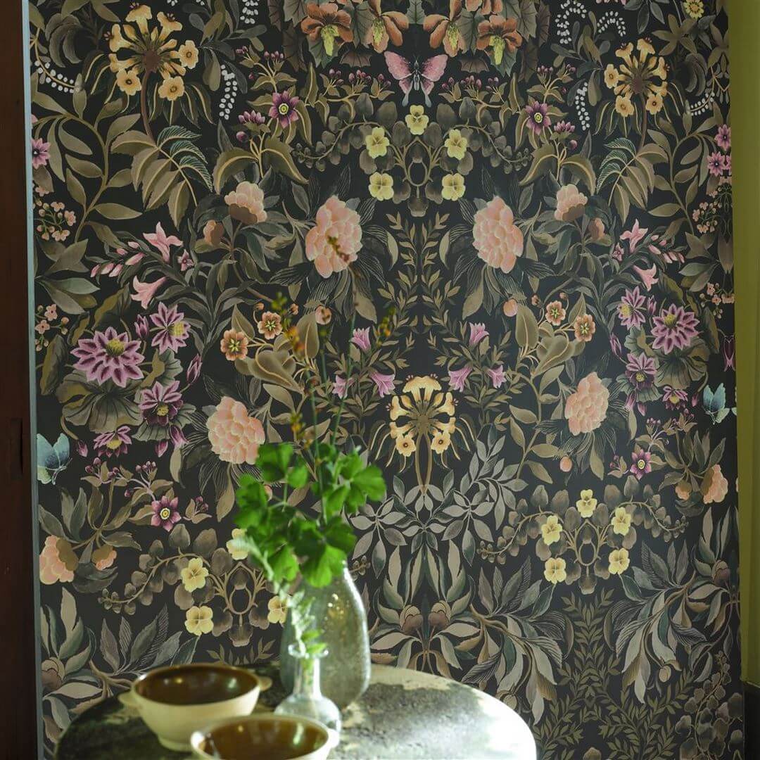 Mural adamaszek Designers Guild PDG1162/02 Ikebana Grande Ikebana