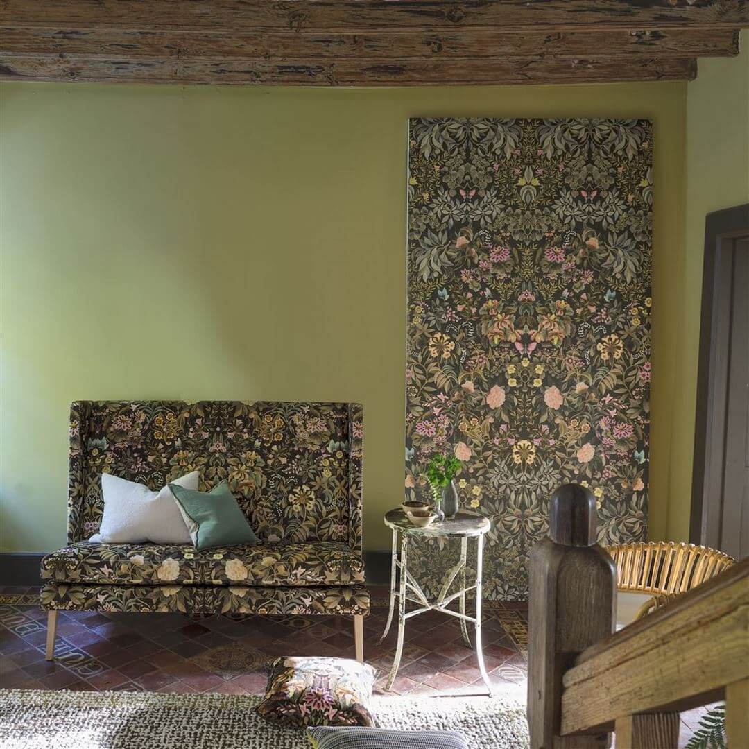 Mural adamaszek Designers Guild PDG1162/02 Ikebana Grande Ikebana