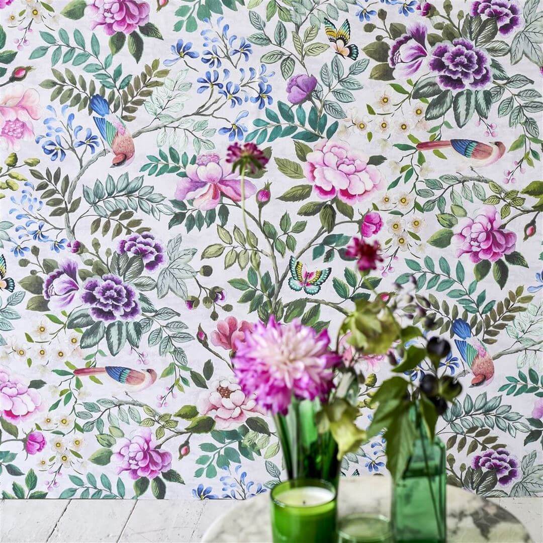 Tapeta botaniczna Designers Guild PDG1146/01 Porcelaine De Chine