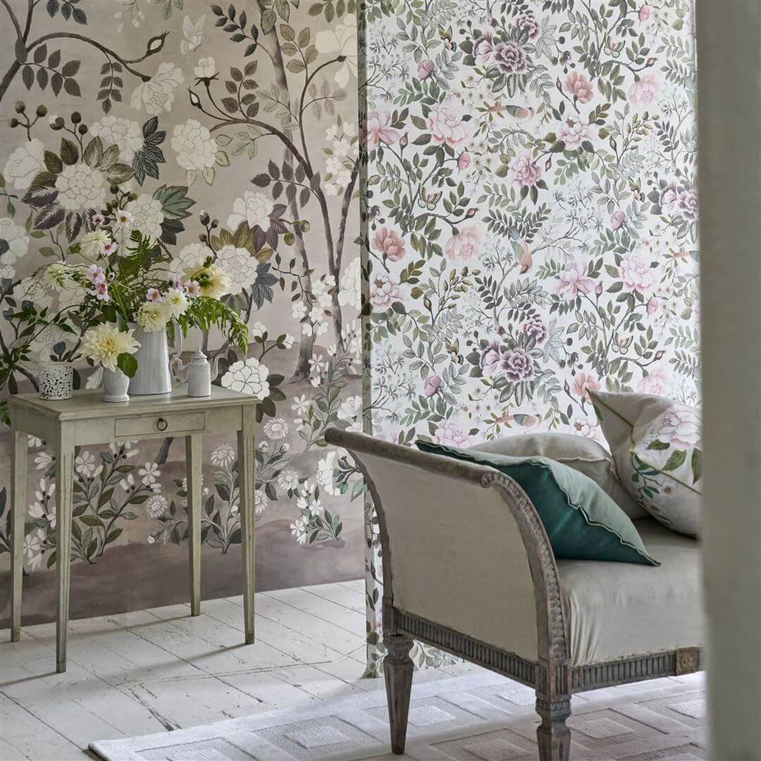 Tapeta botaniczna Designers Guild PDG1146/06 Porcelaine De Chine