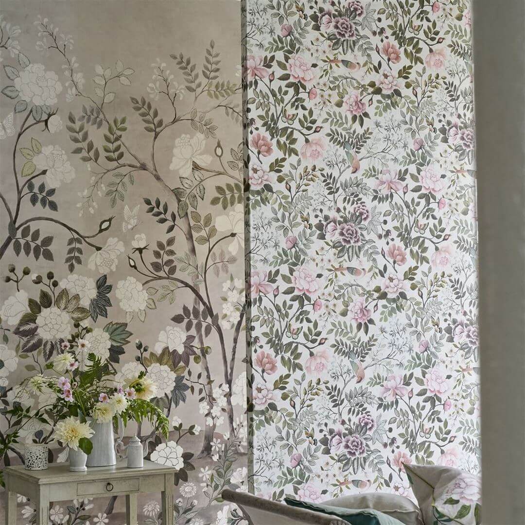 Tapeta botaniczna Designers Guild PDG1146/06 Porcelaine De Chine