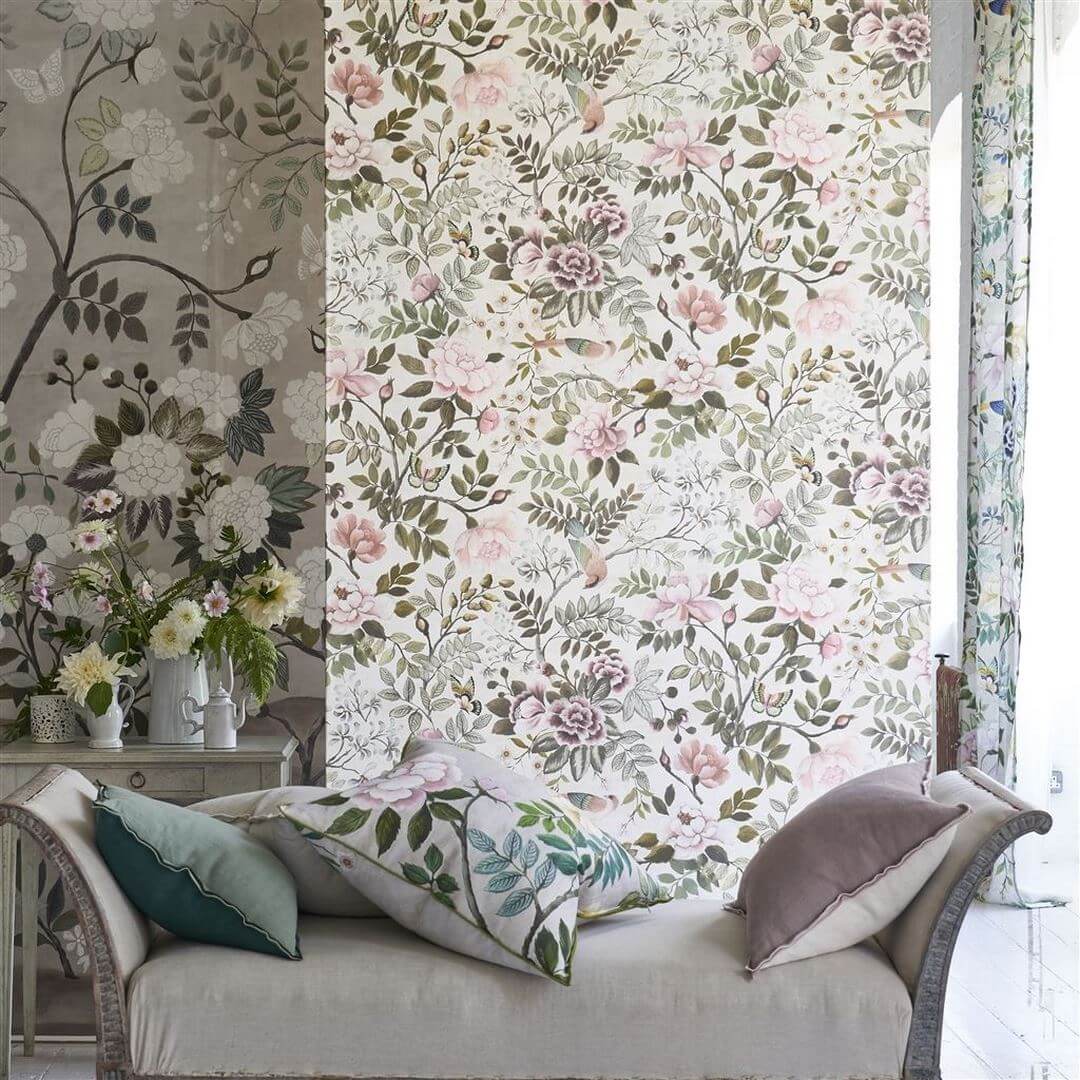 Tapeta botaniczna Designers Guild PDG1146/07 Porcelaine De Chine
