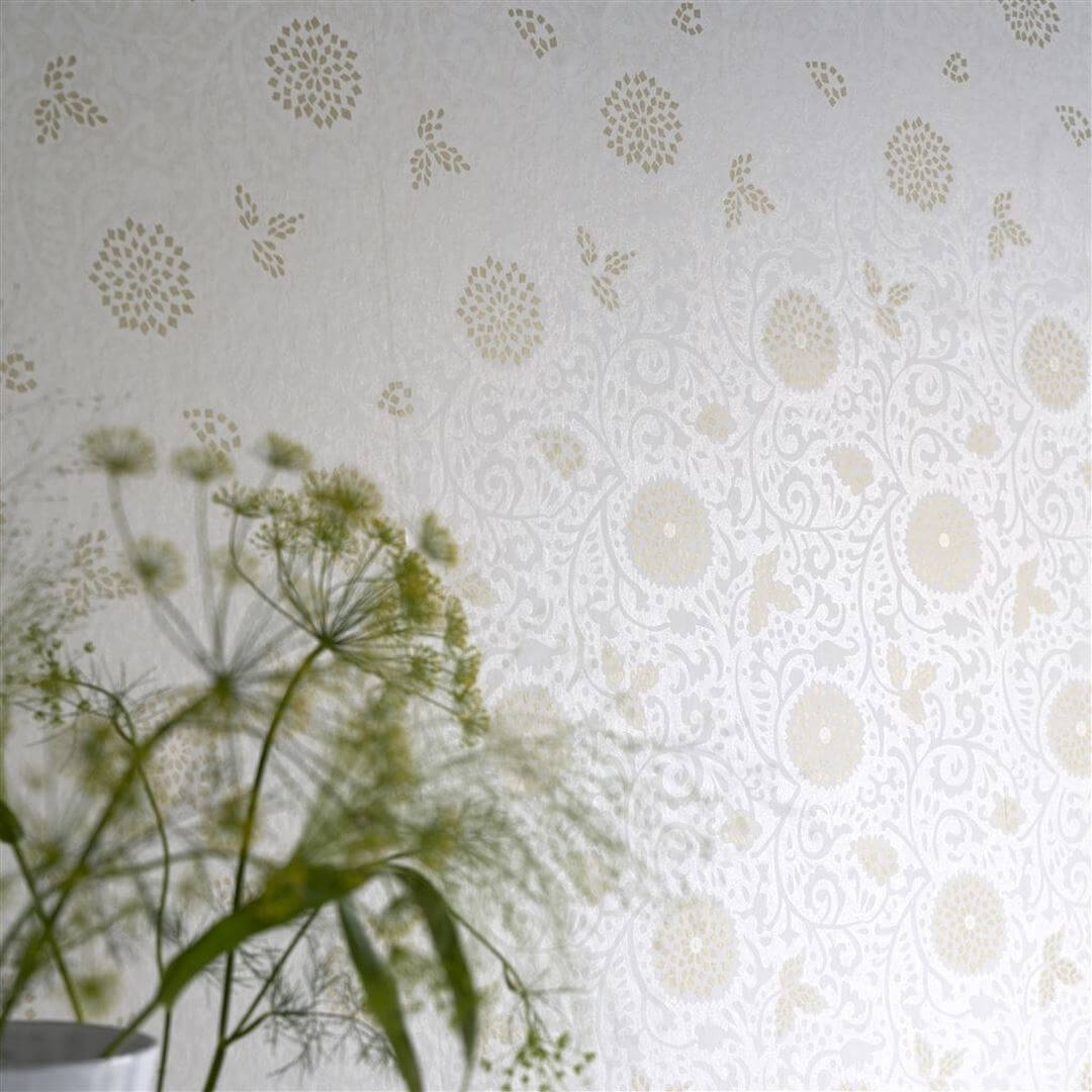 Tapeta roślinna Designers Guild PDG1147/02 Shaqui Porcelaine De Chine
