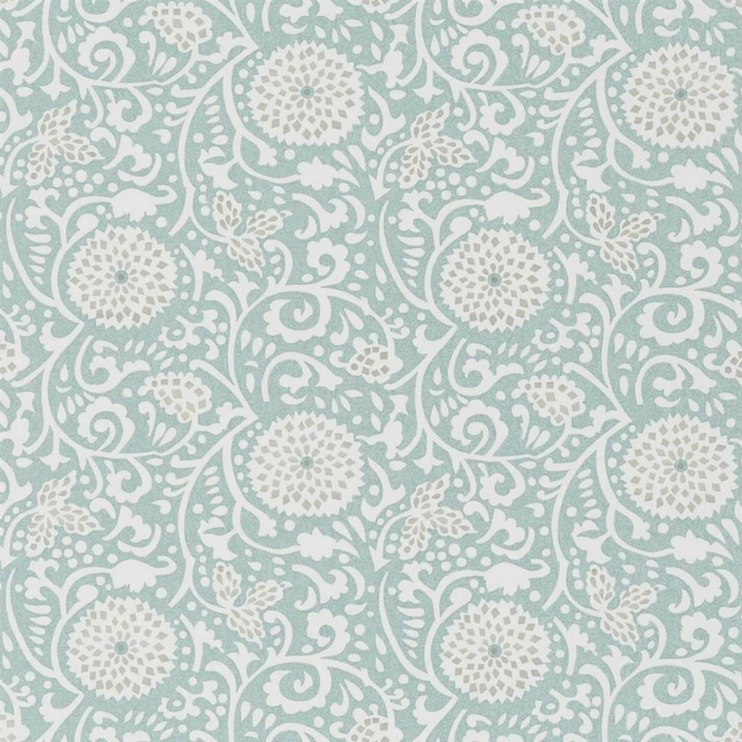 Tapeta roślinna Designers Guild PDG1147/03 Shaqui Porcelaine De Chine