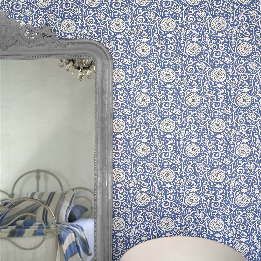Tapeta roślinna Designers Guild PDG1147/04 Shaqui Gold Porcelaine De Chine