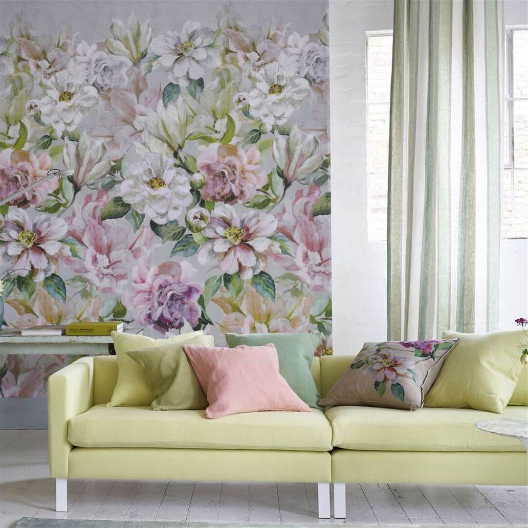 Mural kwiaty Designers Guild PDG1149/01 Jardin Botanique Porcelaine De Chine