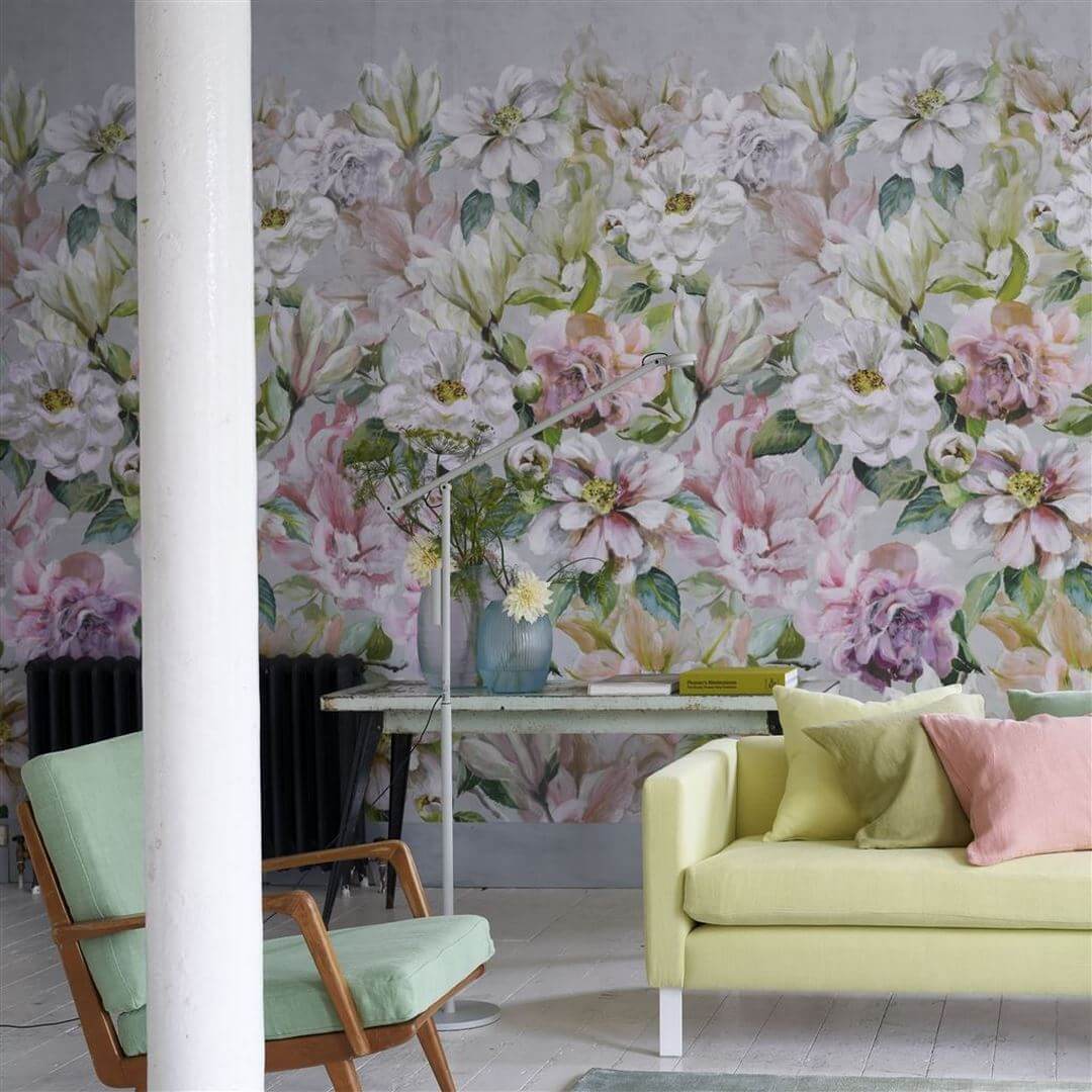 Mural kwiaty Designers Guild PDG1149/01 Jardin Botanique Porcelaine De Chine