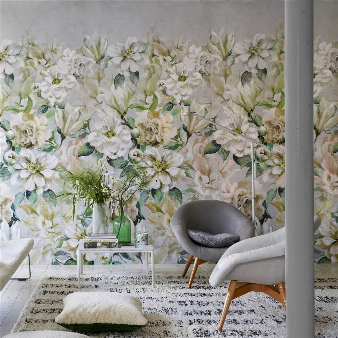 Mural kwiaty Designers Guild PDG1149/02 Jardin Botanique Porcelaine De Chine