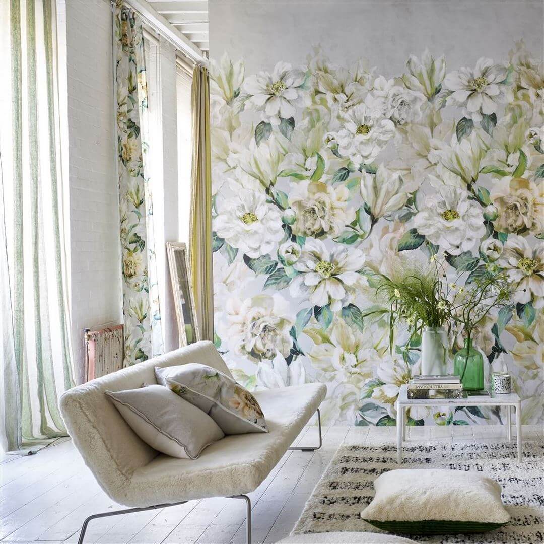 Mural kwiaty Designers Guild PDG1149/02 Jardin Botanique Porcelaine De Chine