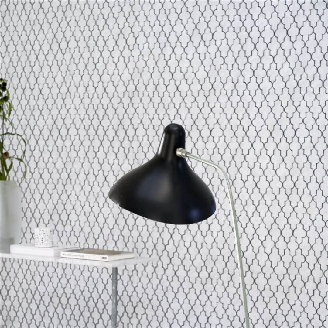 Tapeta jak koniczyna marokańska Designers Guild PDG1151/01 Pergola Trellis Porcelaine De Chine