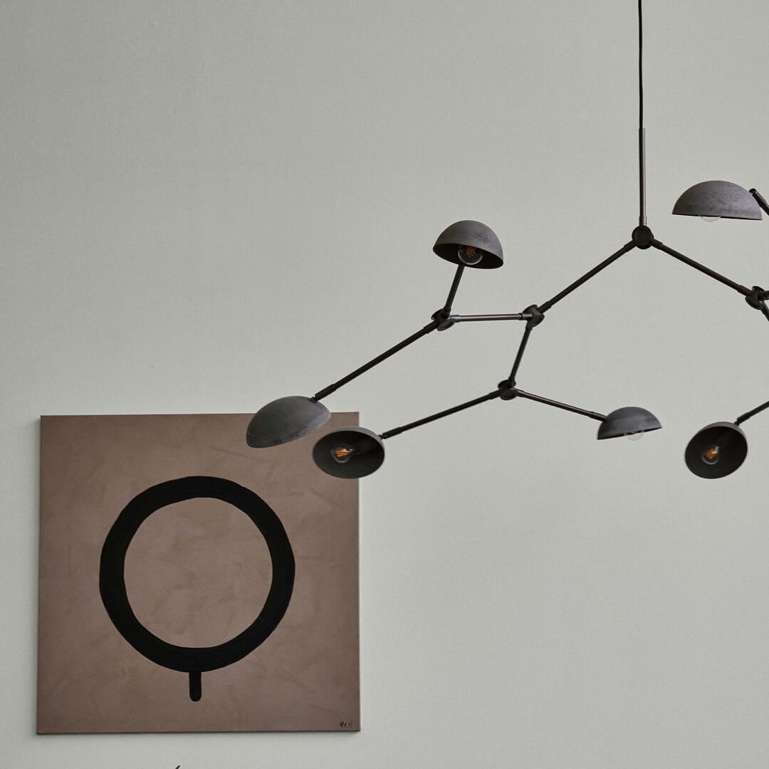 Nowoczesna lampa wisząca oksydowana 111098 Drop Chandelier Oxidized Lighting 101 Copenhagen