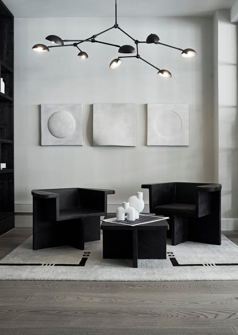 Nowoczesna lampa wisząca oksydowana 111098 Drop Chandelier Oxidized Lighting 101 Copenhagen