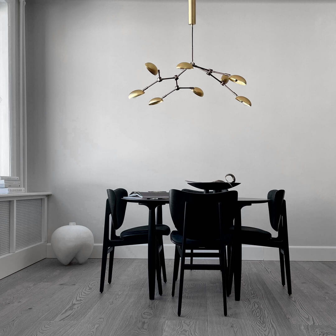 Nowoczesna lampa wisząca złota 203040 Drop Chandelier Mini Brass Lighting 101 Copenhagen