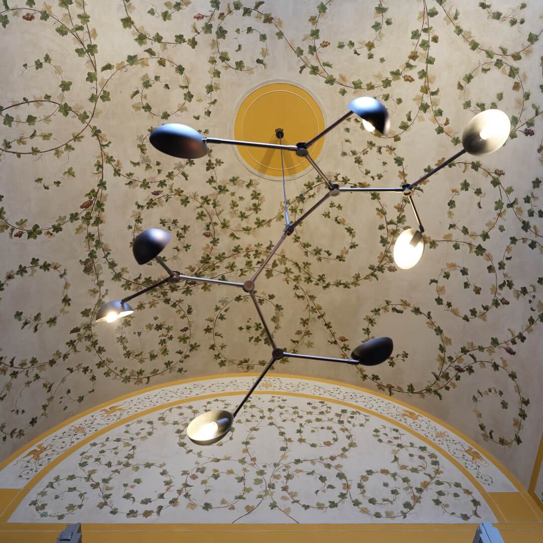 Nowoczesna lampa wisząca czarna 204001 Drop Chandelier Burned Black Lighting 101 Copenhagen