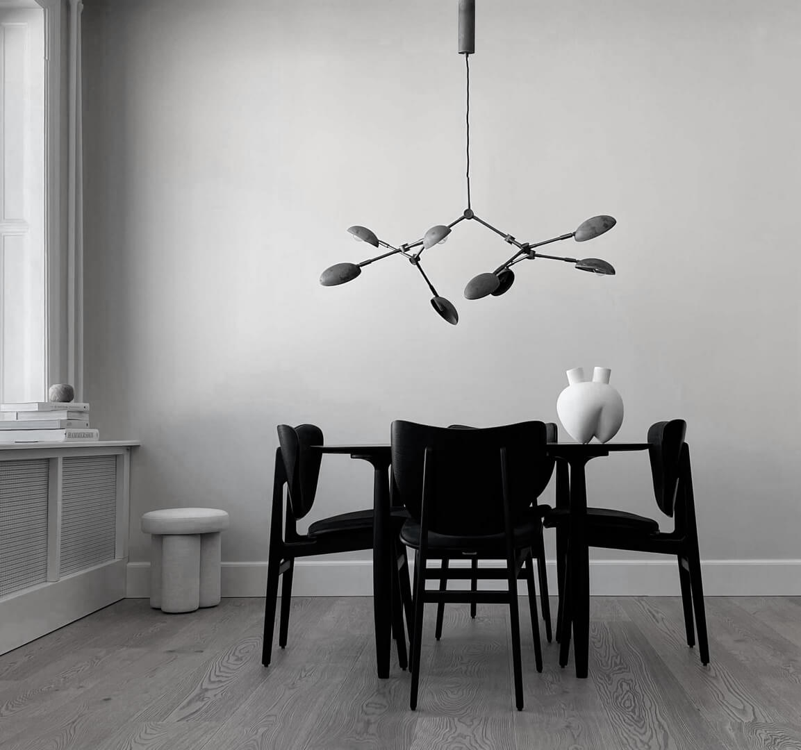 Nowoczesna lampa wisząca oksydowana 211001 Drop Chandelier Mini Oxidized Lighting 101 Copenhagen