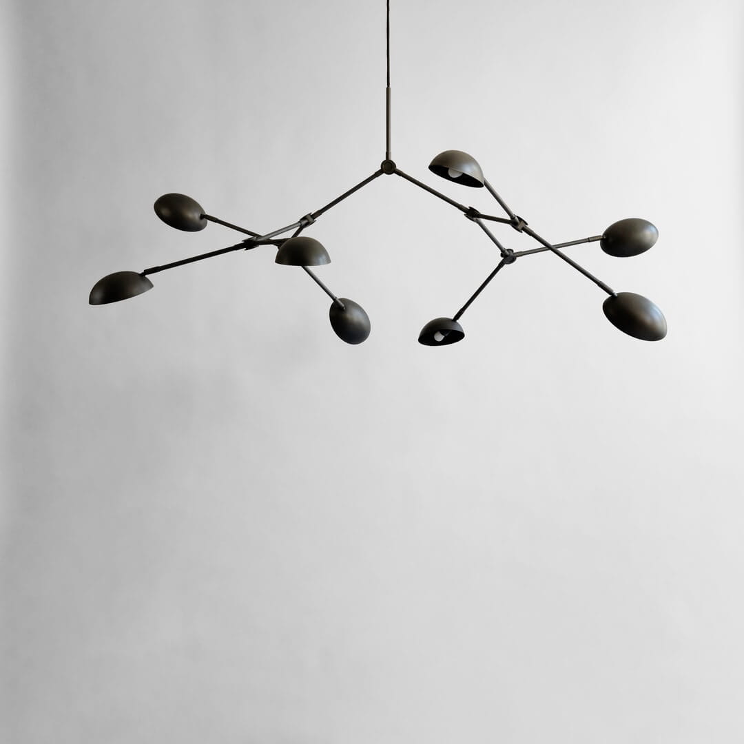 Nowoczesna lampa wisząca 214022 Drop Chandelier Bronze Lighting 101 Copenhagen