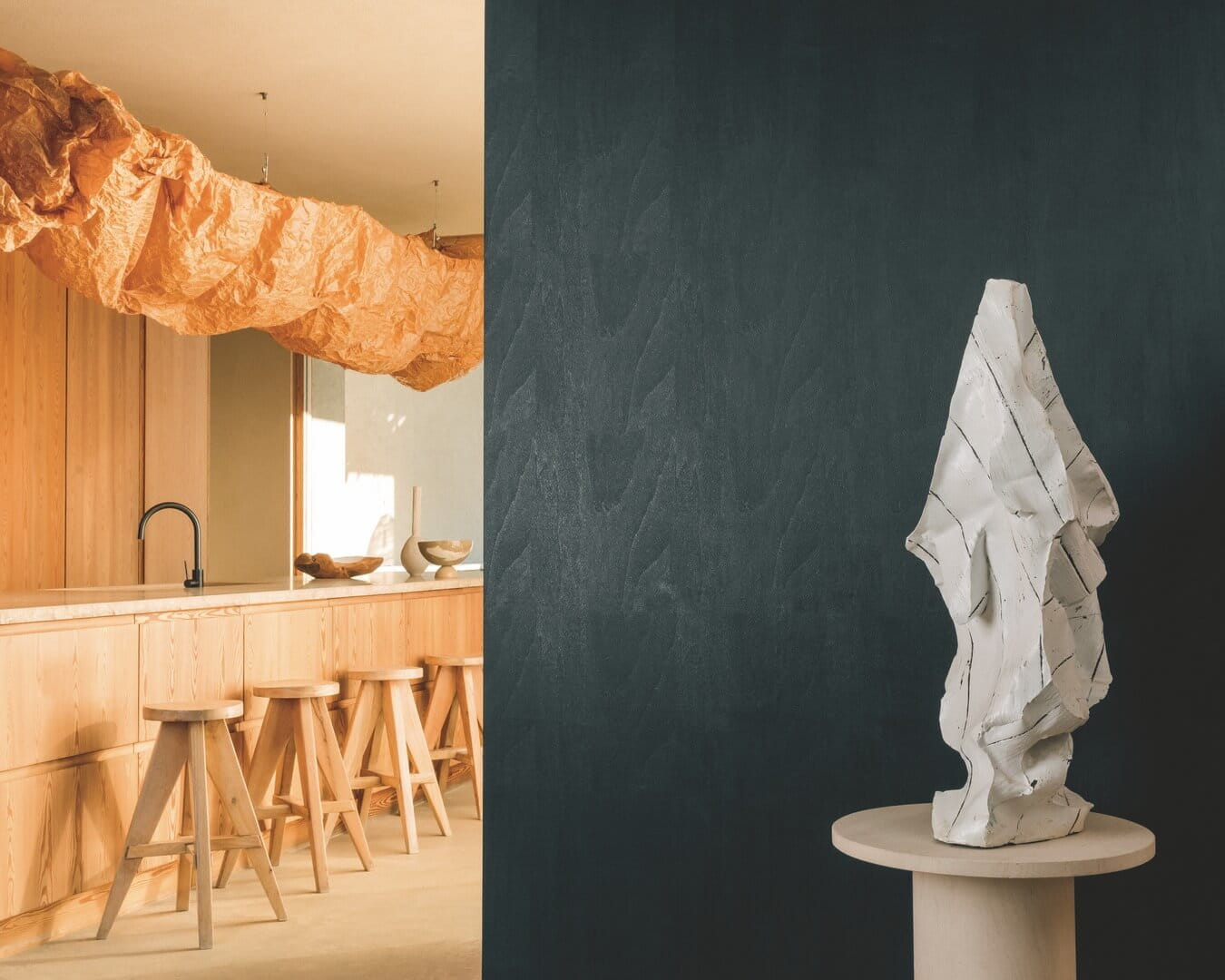 Tapeta imitująca drewno Elitis VP936 80 Gouge Bois Sculpte