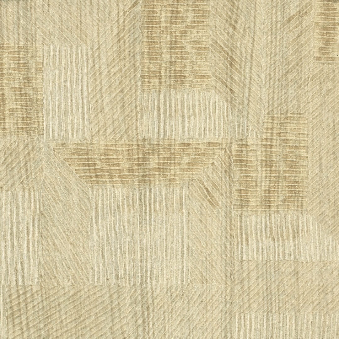 Tapeta jak drewniana mozaika Elitis VP938 20 Ramille Bois Sculpte