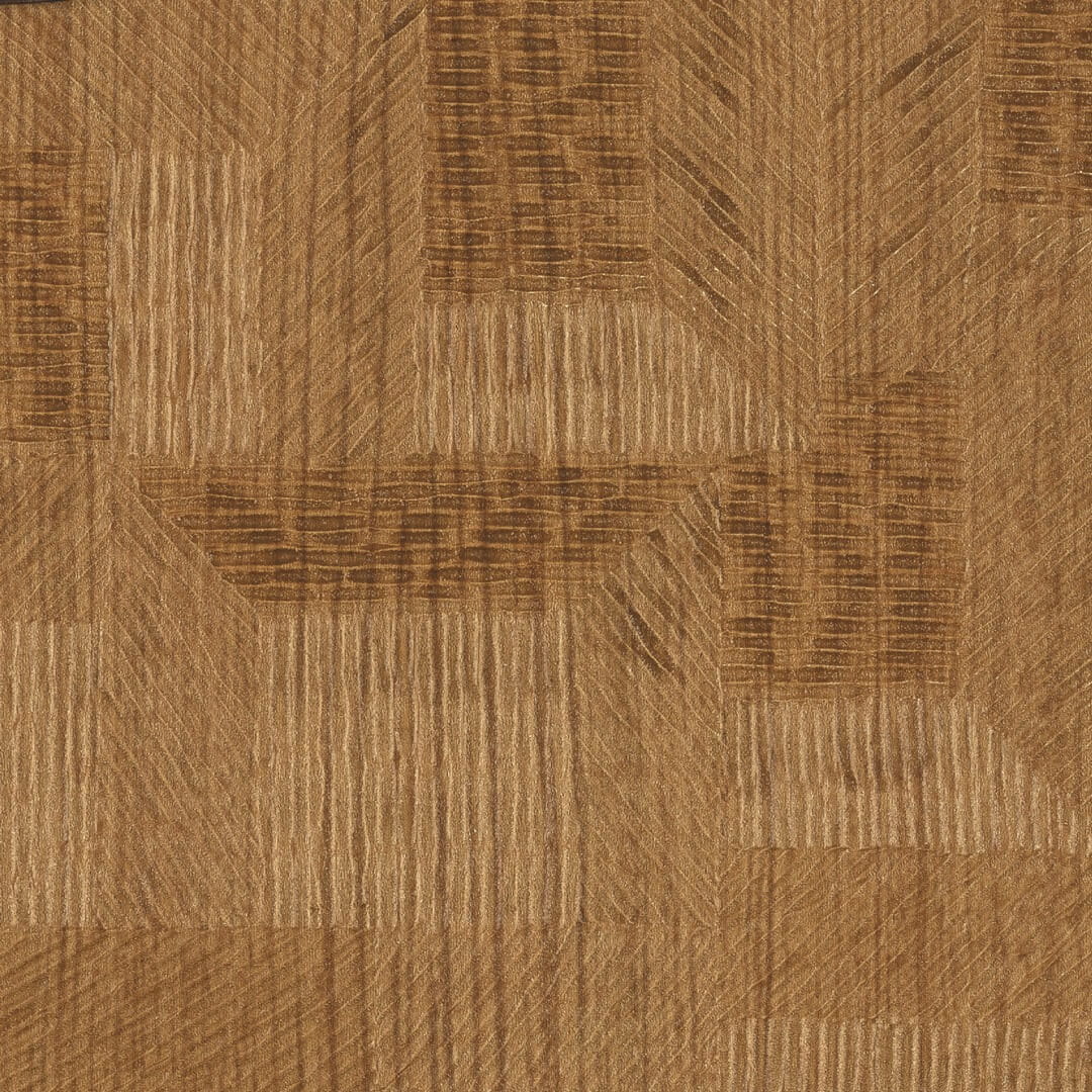 Tapeta jak drewniana mozaika Elitis VP938 30 Ramille Bois Sculpte