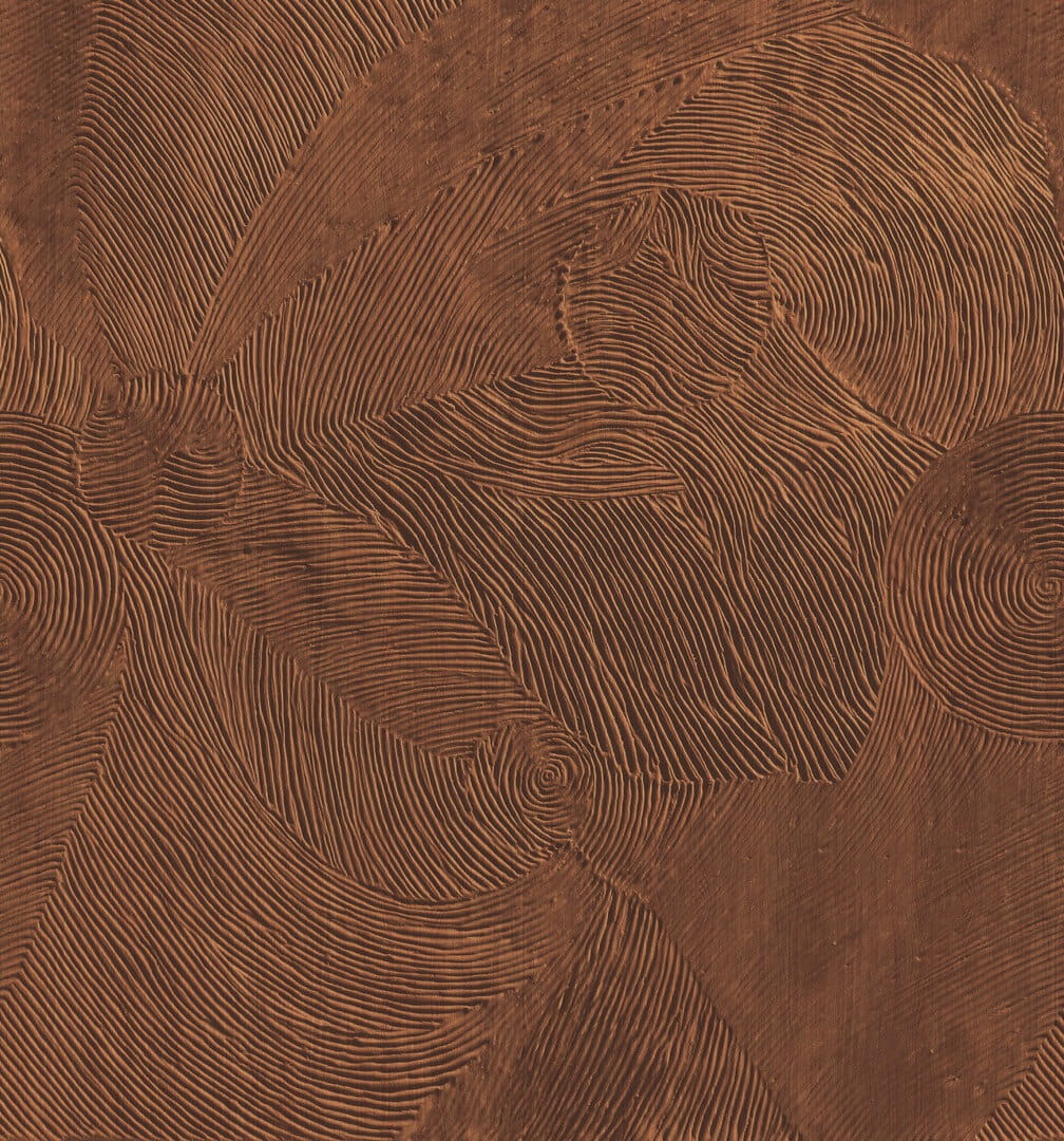 Mural jak drewniane słoje Elitis VP939 01 Nuit Cinetique Bois Sculpte